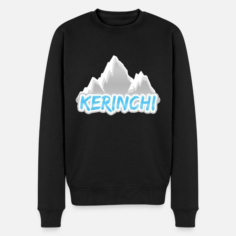 Mont Kerinchi - Pull Premium bio Homme - noir