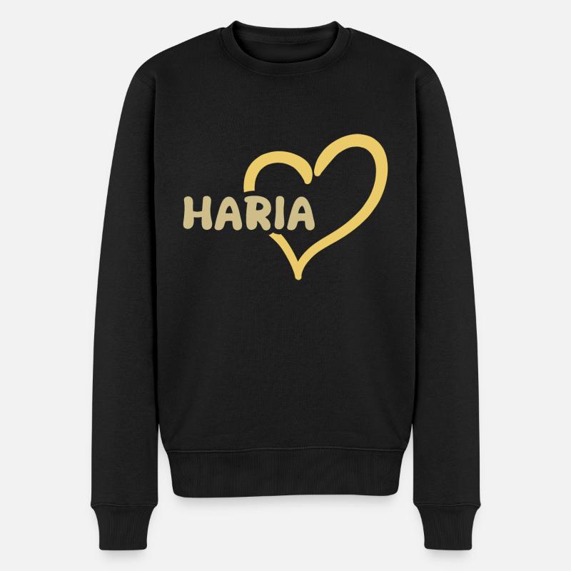 Haria - Pull Premium bio Homme - noir