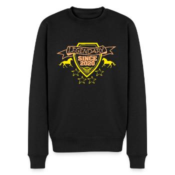 2020 - Men's Premium Organic Jumper - black - Front - Nico (187cm)