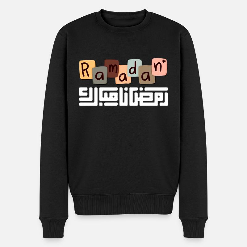 Ramadan Moubarak - Pull Premium bio Homme - noir