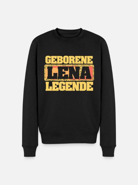 Lena - Männer Premium Bio Pullover - Schwarz