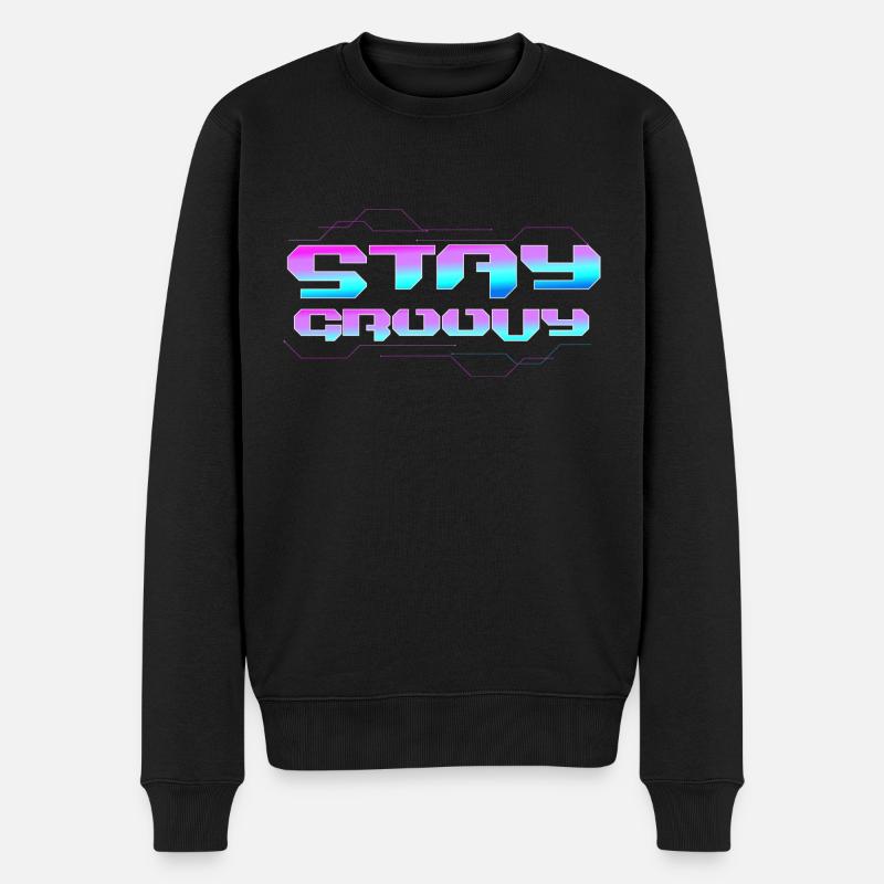 t shirt 02 1 - Männer Premium Bio Pullover - Schwarz