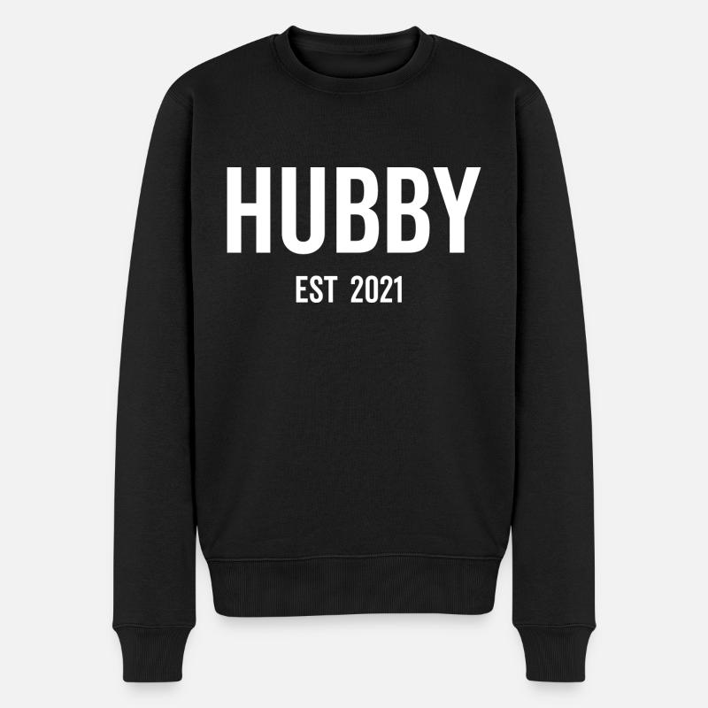 Hubby Est 2021 - Pull Premium bio Homme - noir