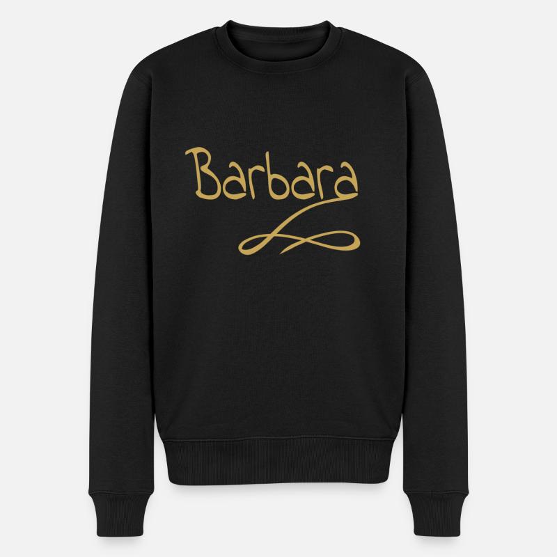 Prénom barbara - Pull Premium bio Homme - noir