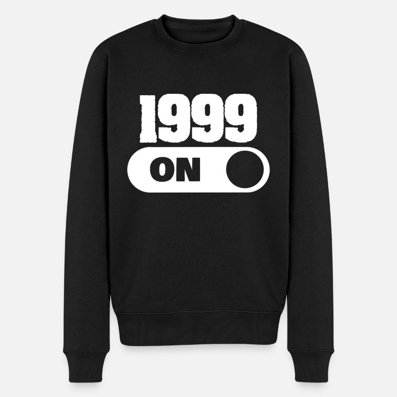Année 1999 - Pull Premium bio Homme - noir