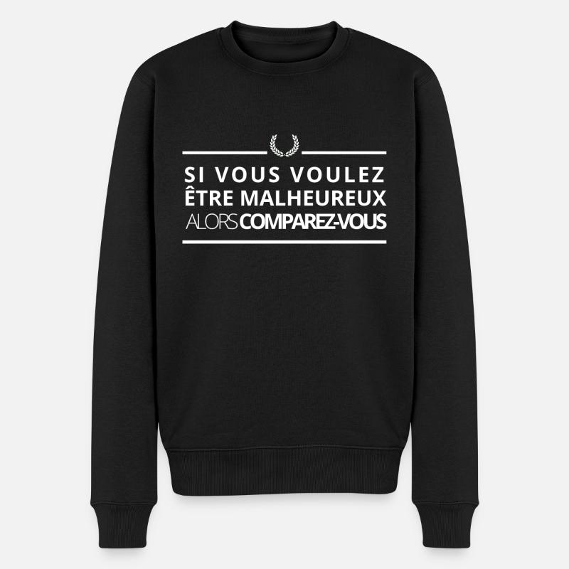 comparez-vous - Pull Premium bio Homme - noir