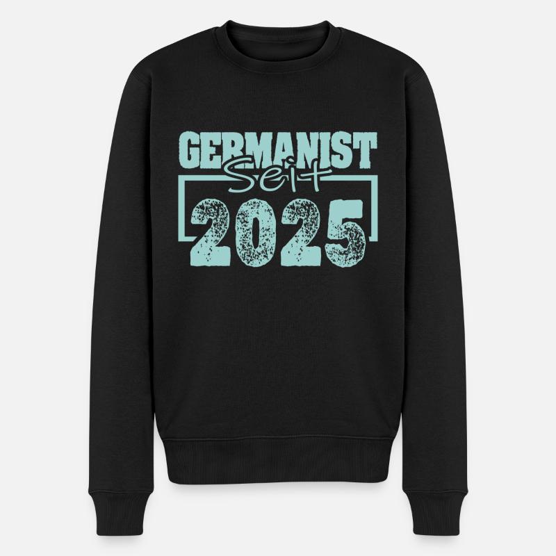 Berufung 2025 - Männer Premium Bio Pullover - Schwarz