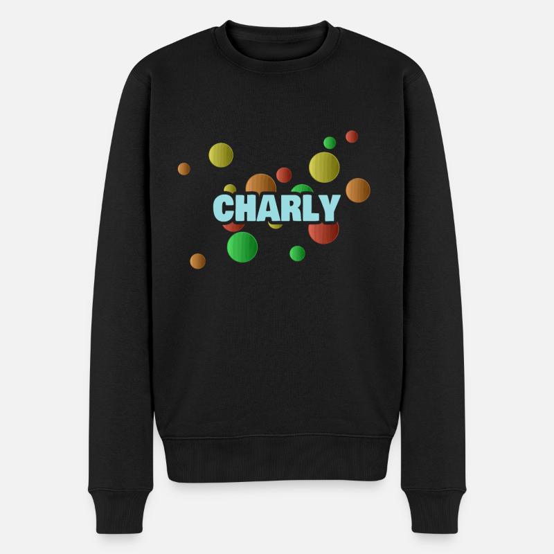 Charly - Pull Premium bio Homme - noir