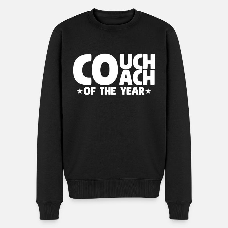 Coach Character Builder Attitude - Männer Premium Bio Pullover - Schwarz