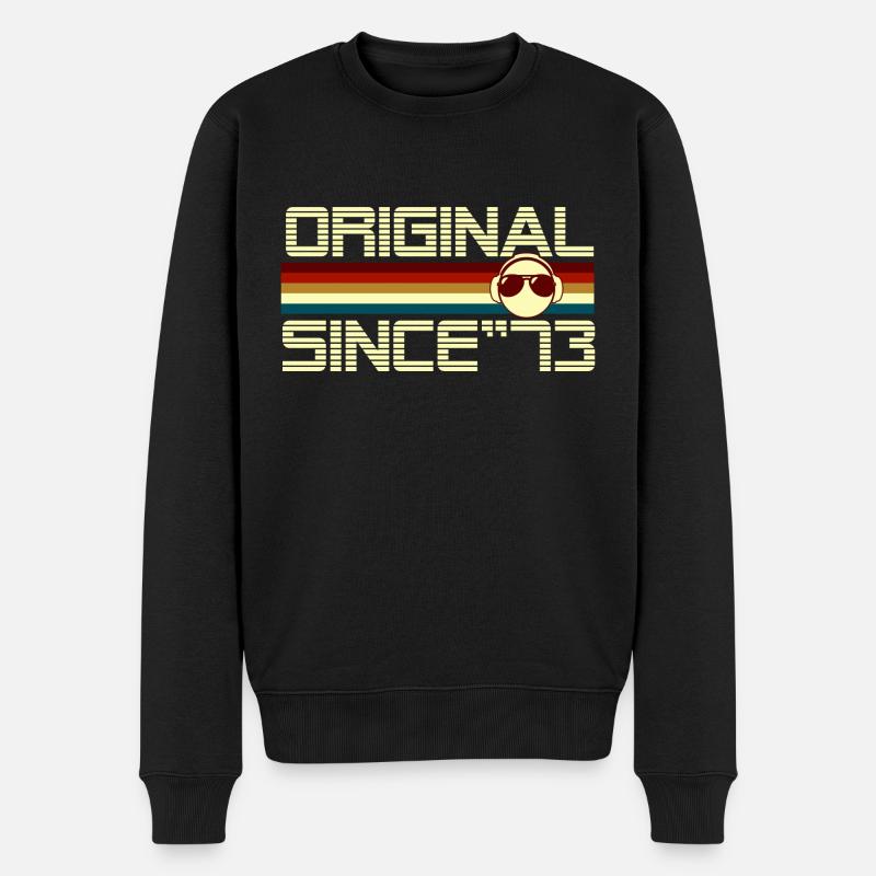 Since 73 - Pull Premium bio Homme - noir