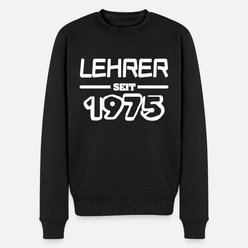 1975 1975 - Männer Premium Bio Pullover - Schwarz