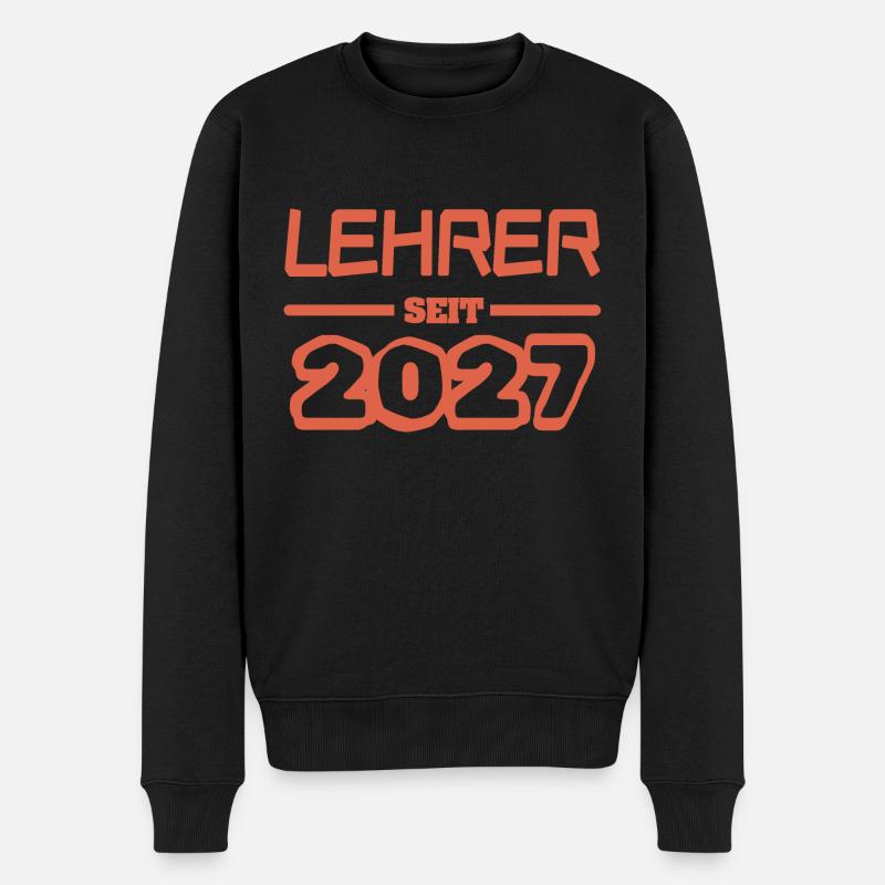 2027 - Männer Premium Bio Pullover - Schwarz