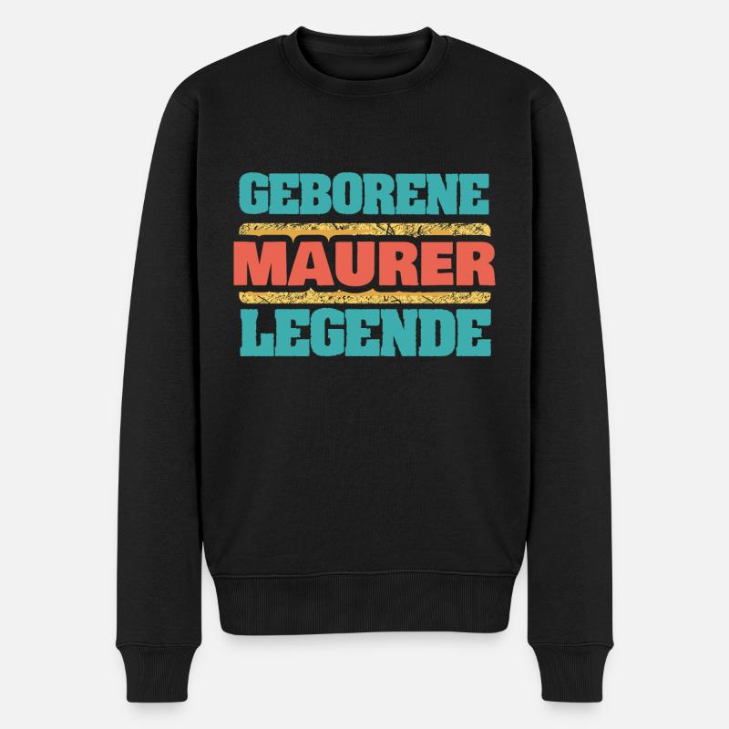 Maçon - Pull Premium bio Homme - noir