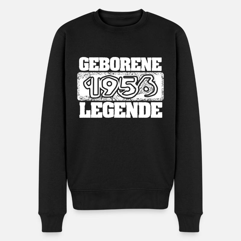 Anniversaire 1956 - Pull Premium bio Homme - noir