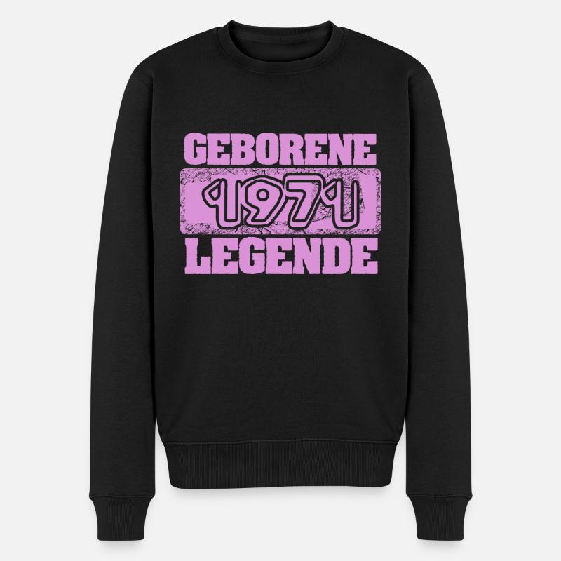 Rétro 1971 - Pull Premium bio Homme - noir