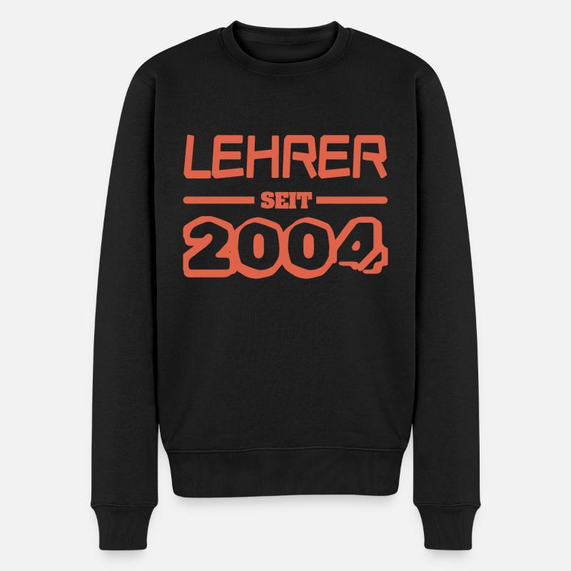 2004 - Männer Premium Bio Pullover - Schwarz