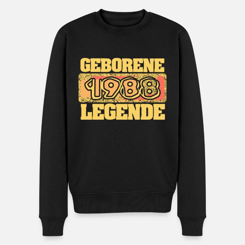 1988 - Pull Premium bio Homme - noir