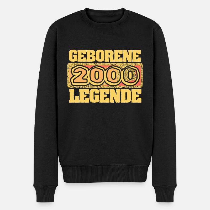 2000 - Pull Premium bio Homme - noir