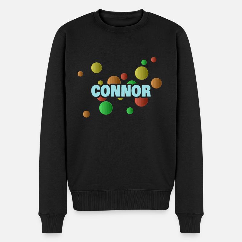 Connor als Connor - Männer Premium Bio Pullover - Schwarz