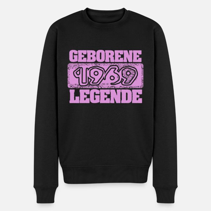 Legendary 1969 - Männer Premium Bio Pullover - Schwarz
