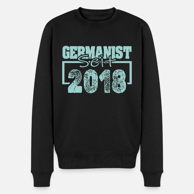 Berufung 2018 - Männer Premium Bio Pullover - Schwarz