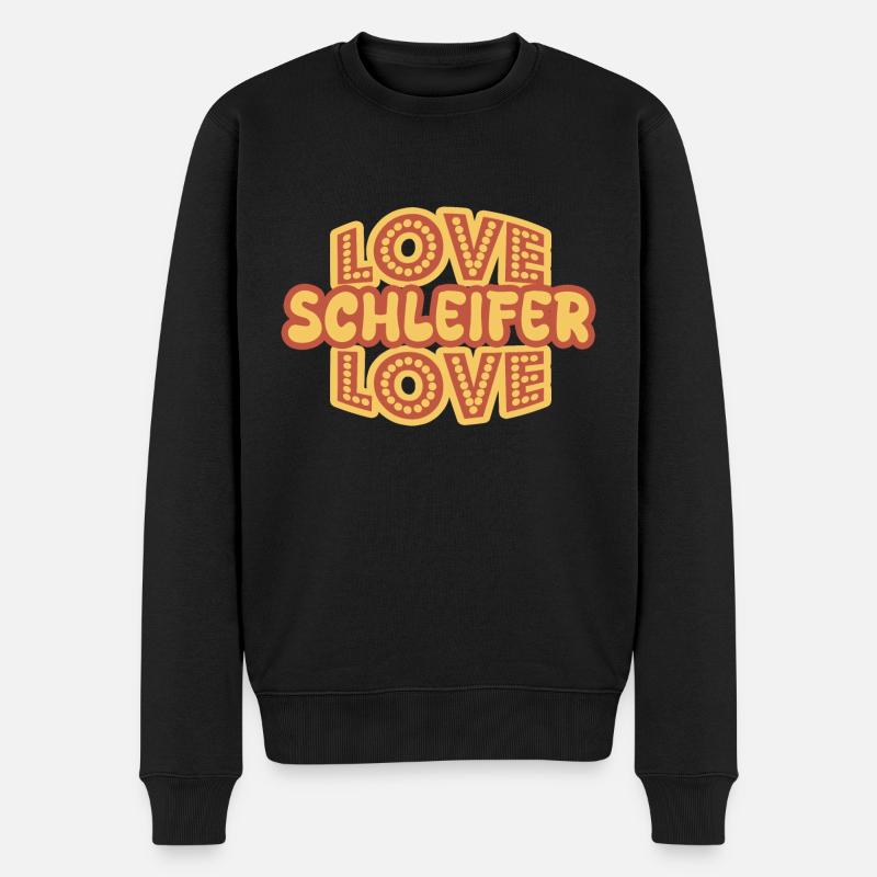 Job Schleifer - Männer Premium Bio Pullover - Schwarz