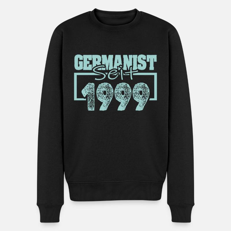 1999 - Männer Premium Bio Pullover - Schwarz