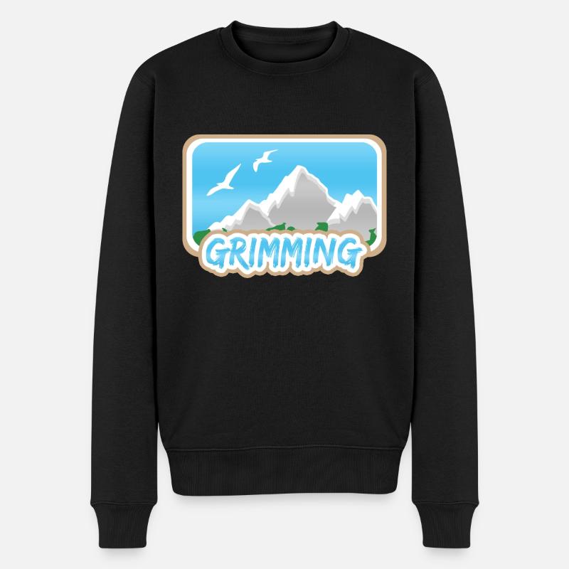 Grimming Grimming - Pull Premium bio Homme - noir