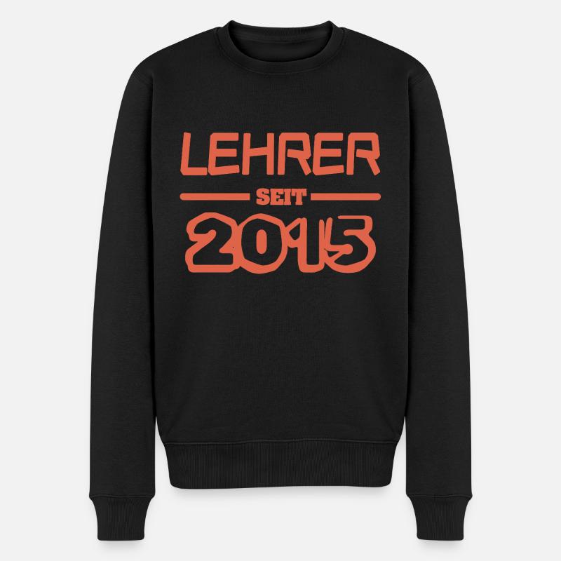 2015 2015 - Männer Premium Bio Pullover - Schwarz