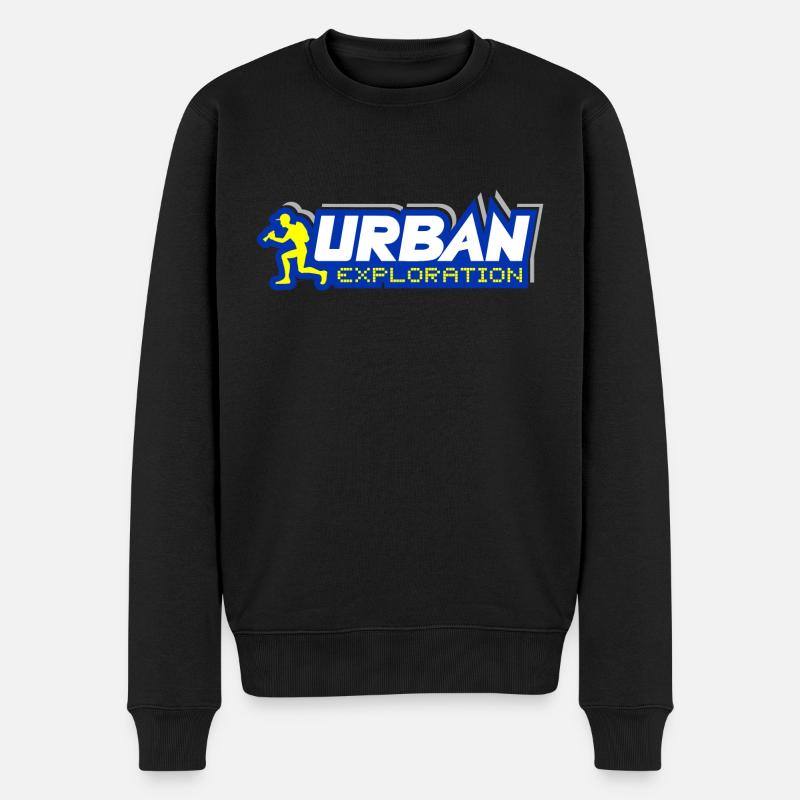 Urban Explorer Urbex - Männer Premium Bio Pullover - Schwarz
