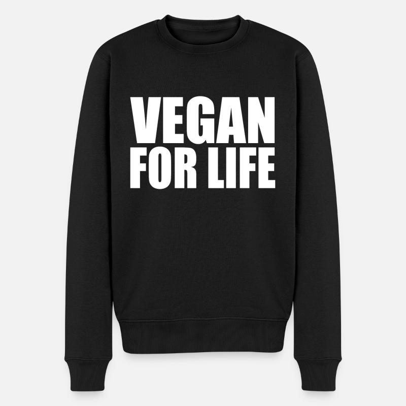 Vegan - Pull Premium bio Homme - noir