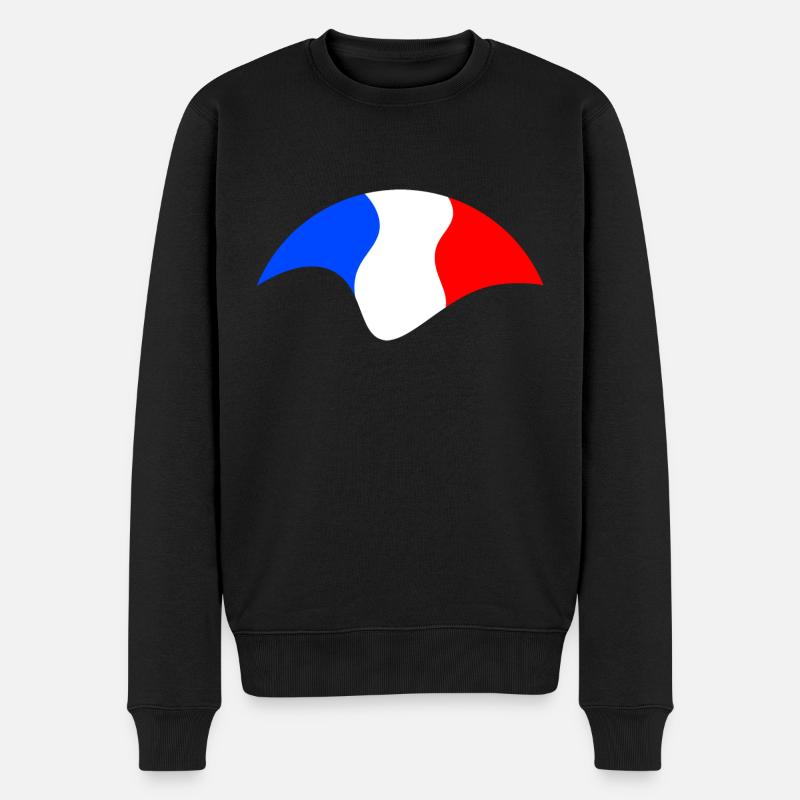 Drapeau Français - Pull Premium bio Homme - noir