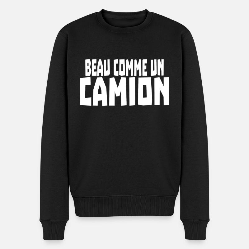 beau comme un camion - Pull Premium bio Homme - noir