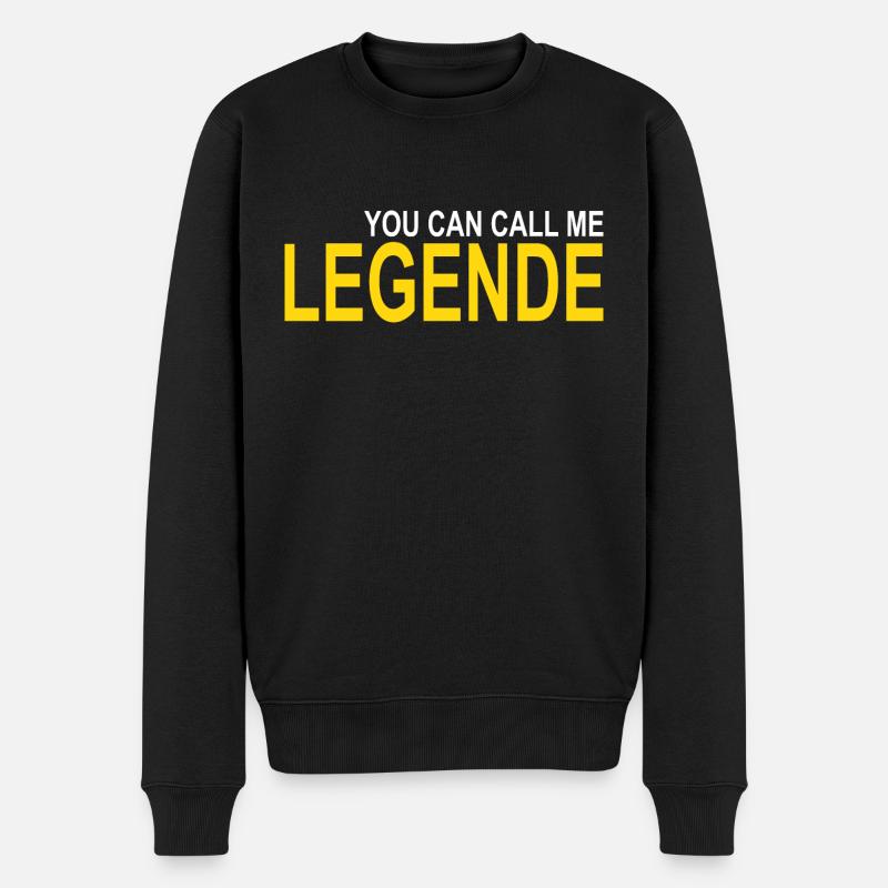 Appelez-moi Légende - Pull Premium bio Homme - noir