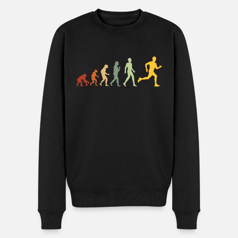 Évolution à triathlon - Running Evolution - Pull Premium bio Homme - noir