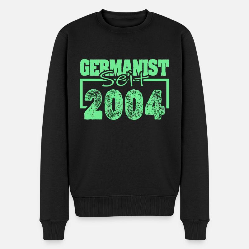 Studi 2004 - Männer Premium Bio Pullover - Schwarz