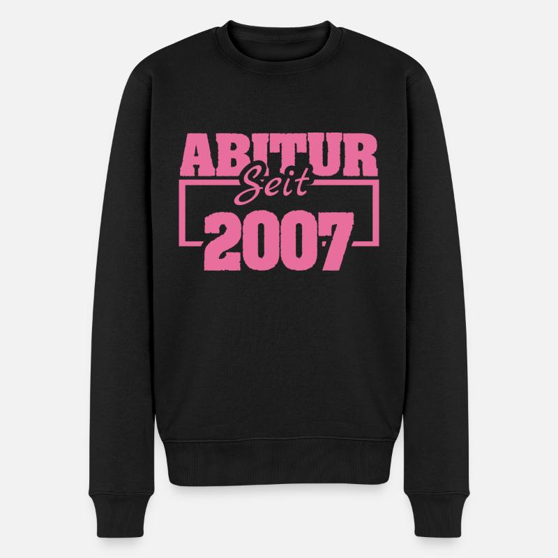 2007 - Männer Premium Bio Pullover - Schwarz