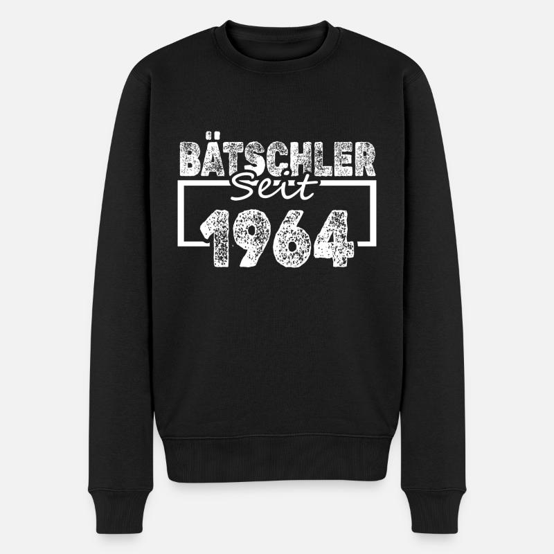 Baccalauréat 1964 - Pull Premium bio Homme - noir