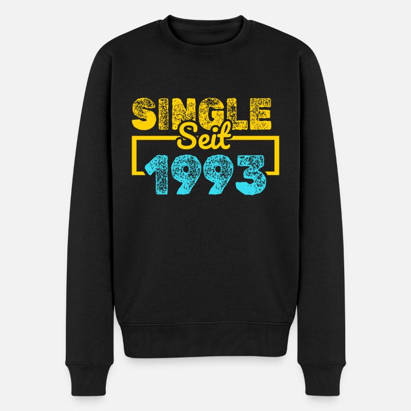 Jahr 1993 - Männer Premium Bio Pullover - Schwarz