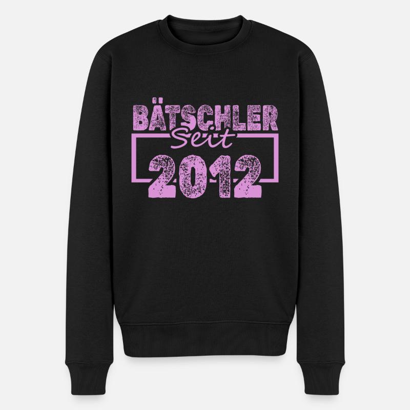 Lustig 2012 - Männer Premium Bio Pullover - Schwarz