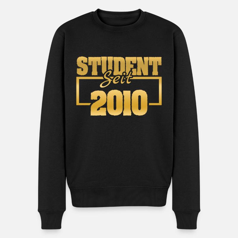 seit 2010 - Männer Premium Bio Pullover - Schwarz