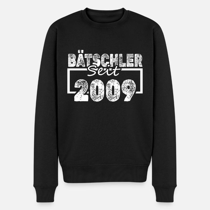 2009 - Männer Premium Bio Pullover - Schwarz