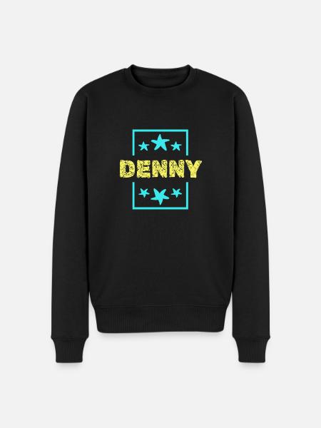 Denny Denny - Men's Premium Organic Jumper - black
