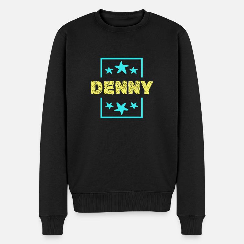Denny Denny - Pull Premium bio Homme - noir