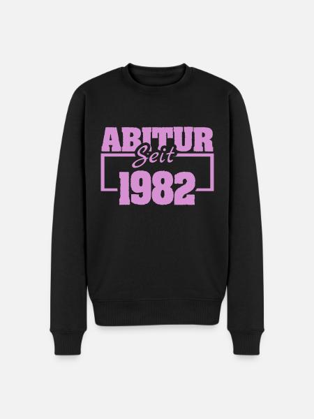 Uni 1982 - Männer Premium Bio Pullover - Schwarz