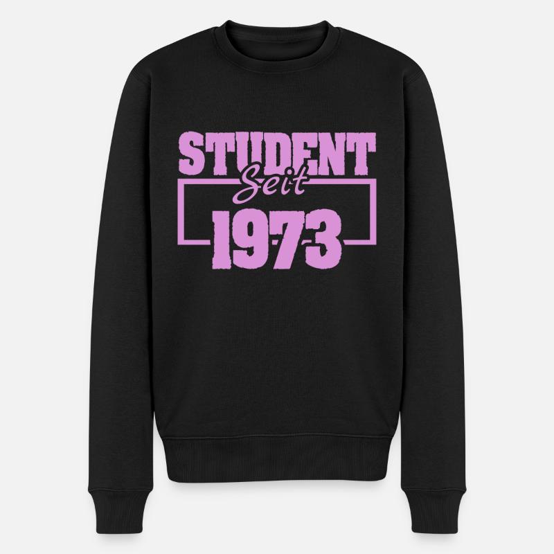 seit 1973 - Männer Premium Bio Pullover - Schwarz