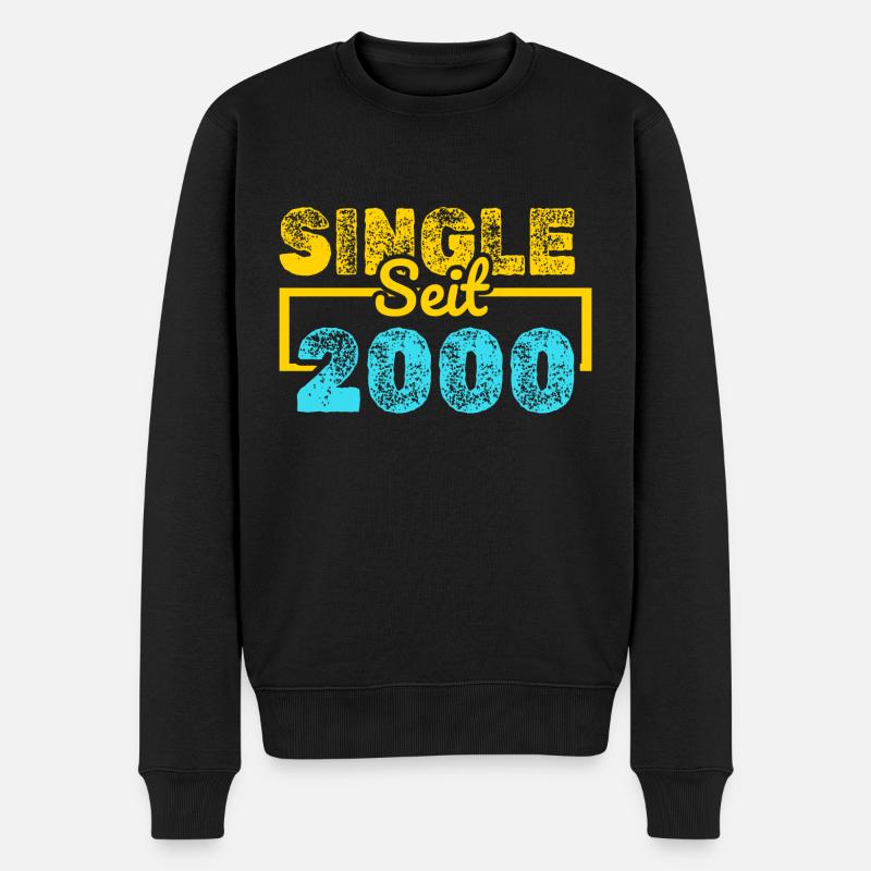 seit 2000 - Männer Premium Bio Pullover - Schwarz