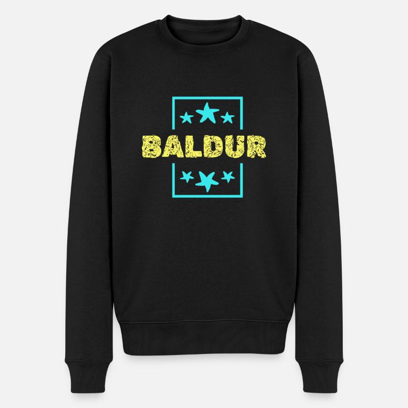 Baldur : Baldur - Pull Premium bio Homme - noir