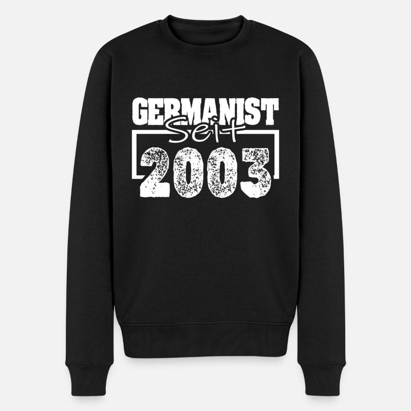 Beruf 2003 - Männer Premium Bio Pullover - Schwarz