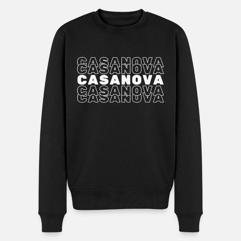 Casanova - Tendance 2024 - Pull Premium bio Homme - noir